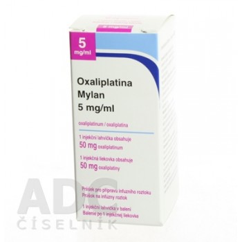 Оксаліплатин Mylan 50 мг/10 мл, 1 флакон
